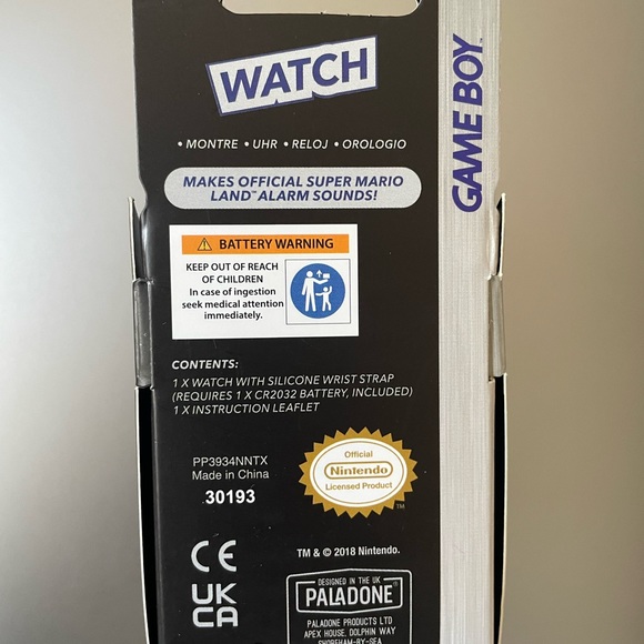 Nintendo Gameboy Watch OFFICIAL - Picture 2 of 2